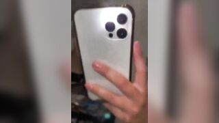 Josefin Ottosson showing 1 of her breast