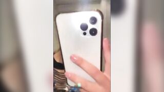 Josefin Ottosson showing 1 of her breast