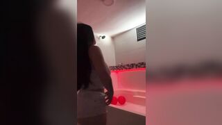 Natalia Hoyos - Undressing Naked And Toying Pussy with Dildo