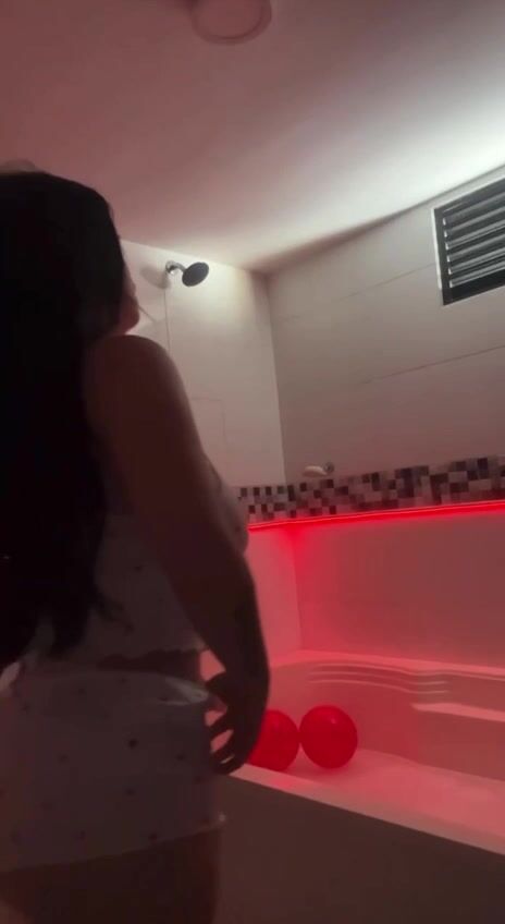 Natalia Hoyos - Undressing Naked And Toying Pussy with Dildo