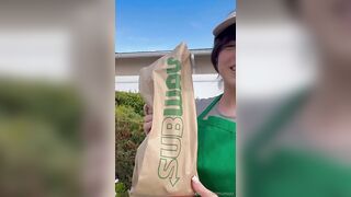 Salmunozz - Subway Employee Sucking And Fucking Like a Pro
