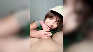 Salmunozz - Subway Employee Sucking And Fucking Like a Pro