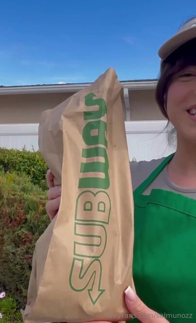 Salmunozz - Subway Employee Sucking And Fucking Like a Pro
