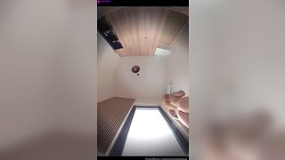 Finnish Ssanipinjaa Doing Naked Squats