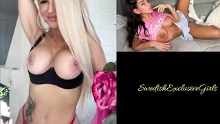 Swedish Milf Nina Ekstrand flashing her perfect big tits