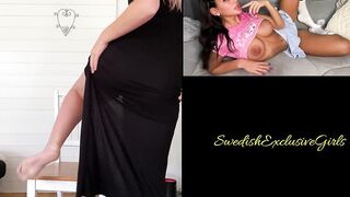 Swedish Tattoed Pink Haired Ida Olofsson striptease