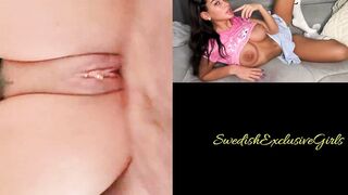 Swedish Tattooed Milf NenneFriisk Doggystyle & Cumshot  On Tight Horny Pussy