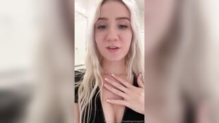 Maddie Price - Quickly Undressing and Rubbing Her Tight Pussy