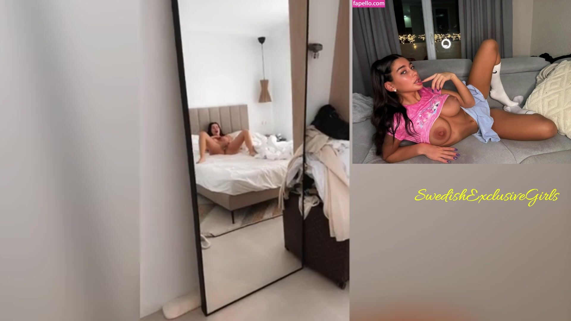 Norwegian Babe Melina Johnsen getting caughted in 4K masturbaiting then having sex