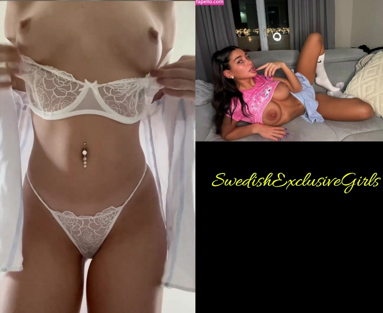 Danish Babe Vanessa Johansen teasing with her big tits