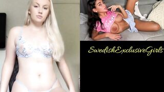 Swedish Babe Elsa Thora  Clothes VS Naked Tiktok VS Onlyfans Part 3