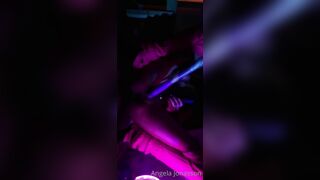 Angela Jonasson dildo and vibrator masturbation