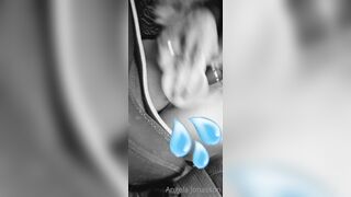 Angela Jonasson dildo and squirt in car