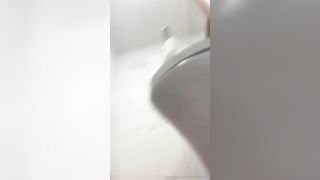 Emily Black - Quick Bathroom Dildo Fuck