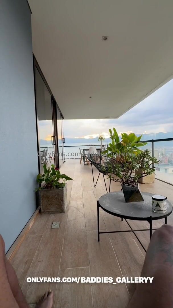 Auhneesh Nicole - Risky Sextape on Balcony in POV