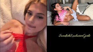 Swedish Big Tits Blonde Blowjobs Dildo & Pussy Play Liveshow For Fans
