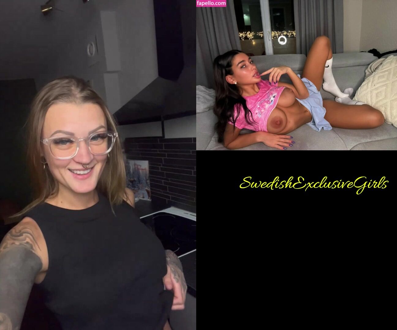 Swedish Tattooed Youtuber Shows Her Hot Body Tease