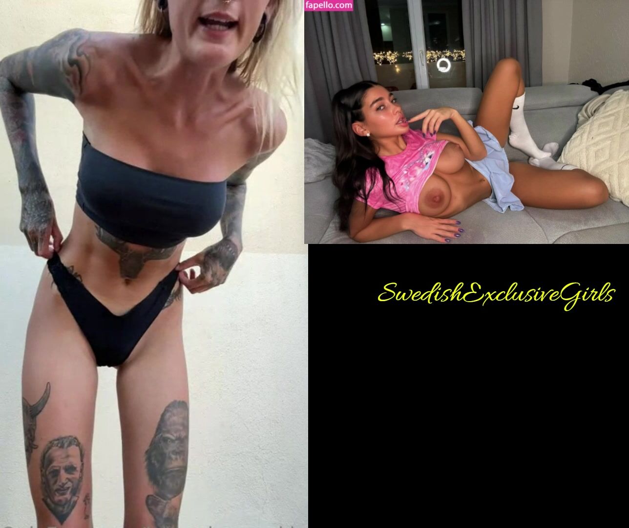 Swedish Tattooed Youtuber Panties Haul Part 1