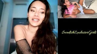 Swedish Camgirl MissBellenoire See Through Tits