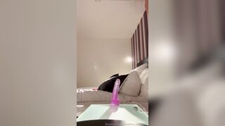 Josefin Svensson riding dildo