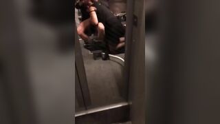 Couple caught giving BJ on train