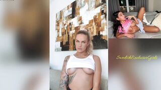 Norwegian Babe Martine Joh Shows Her Big Tits