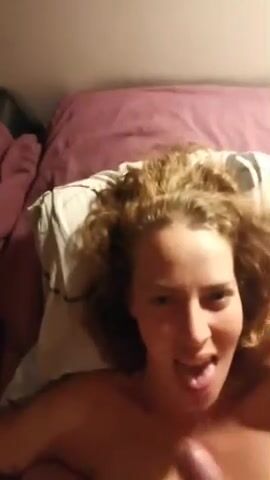 Danish Louise Pedersen to big load in her mouth