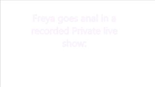 BlondeFreya live pussy anal show