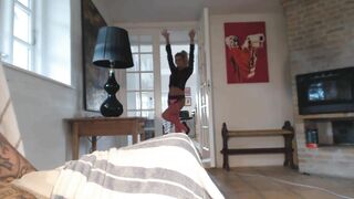 BlondeFreya - Blowjob gagging spit close-up cumshot