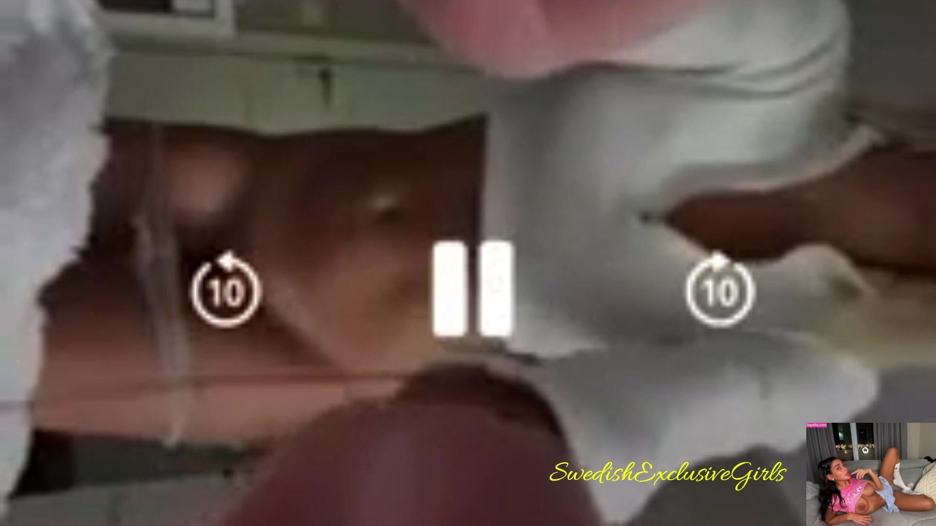 Swedish Blonde Babe Stepaness Playing With Her Tight Pussy