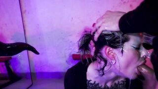 Swedish HoneyBabeSugarPiie Deepthroat Extreme Toys & Bigdick while fucking doggystyle