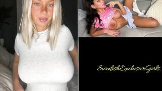 Swedish ThatYoungBlonde Flashing Her Perfect Tits Fast Then Again Bouncing Them Hard