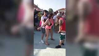 Sucking dick in public