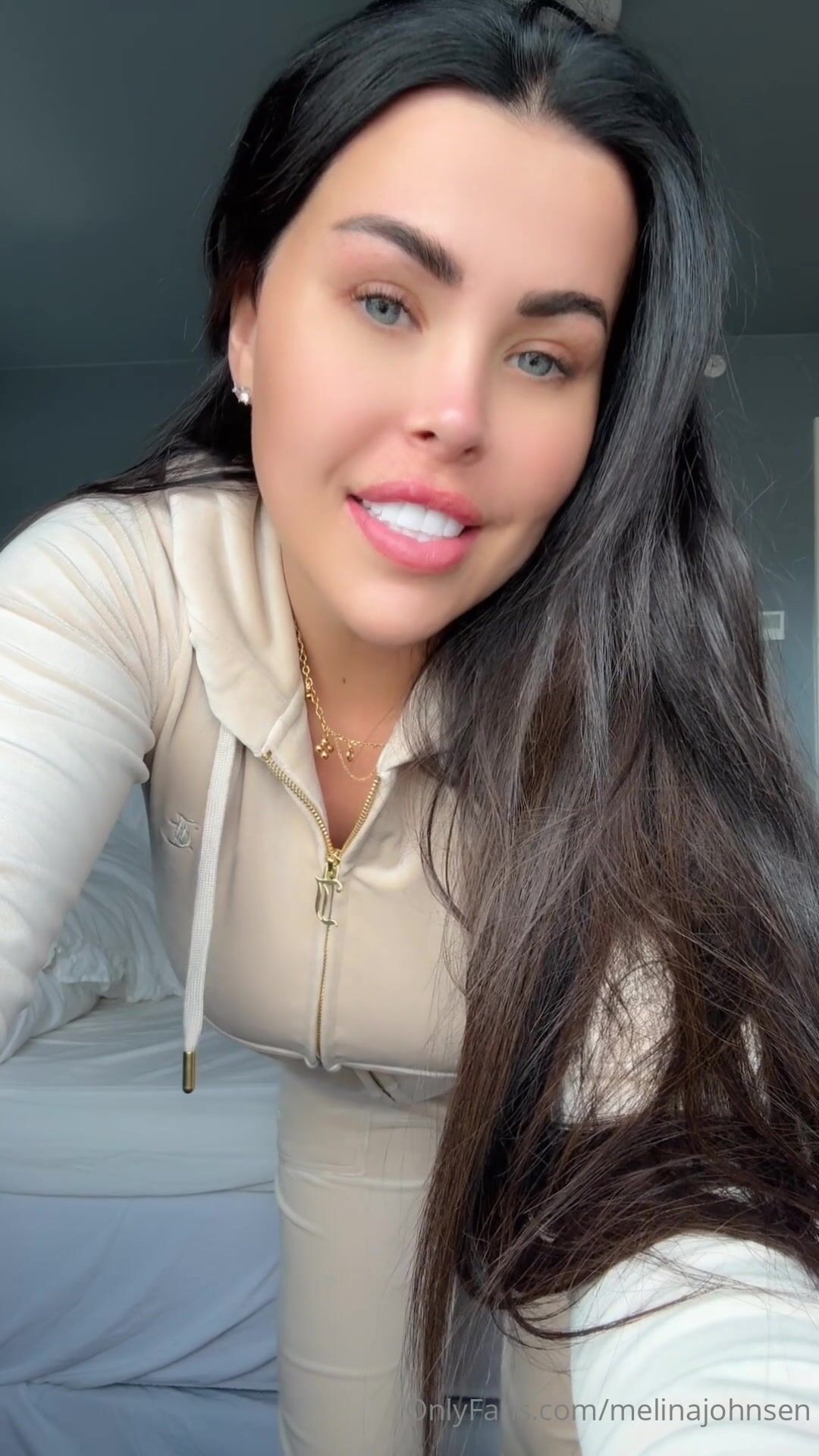 Melina Johnsen Undressing Naked And Dildo Fucking Hot Pussy
