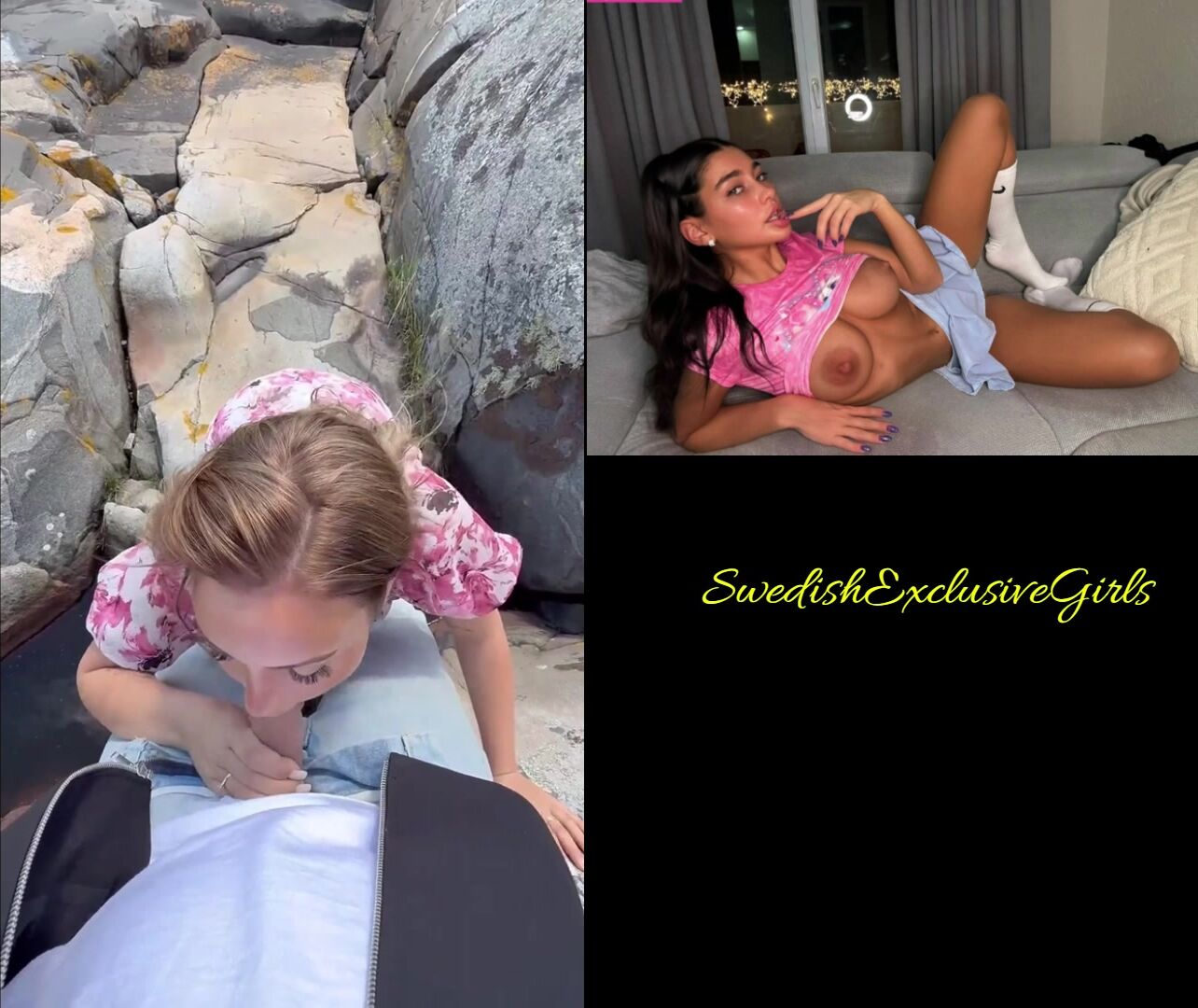 Swedish Beautiful Babe Elin Swede Hot Public Blowjob & Sex In The Archipelago