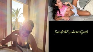 Swedish Beautiful Babe Elin Swede Blowjob In Hotel Room