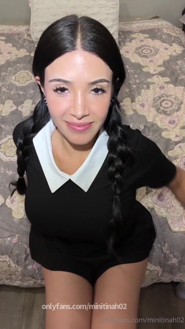 Minitinah - Gets Pounded Hard in Wednesday Cosplay