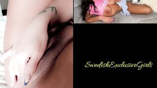 Swedish Tattooed Milf Nennefriisk Fisting Her Tight Horny Perfect Pussy