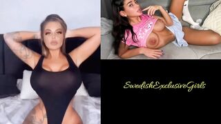 Swedish Bombshell Anna-Lisa Herascu Masturbates Her Tight Horny Pussy