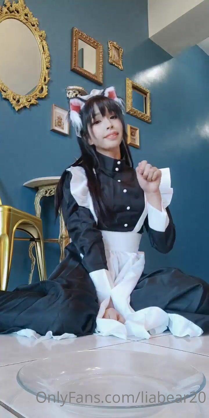 Neko LiaBear In Maid Costume
