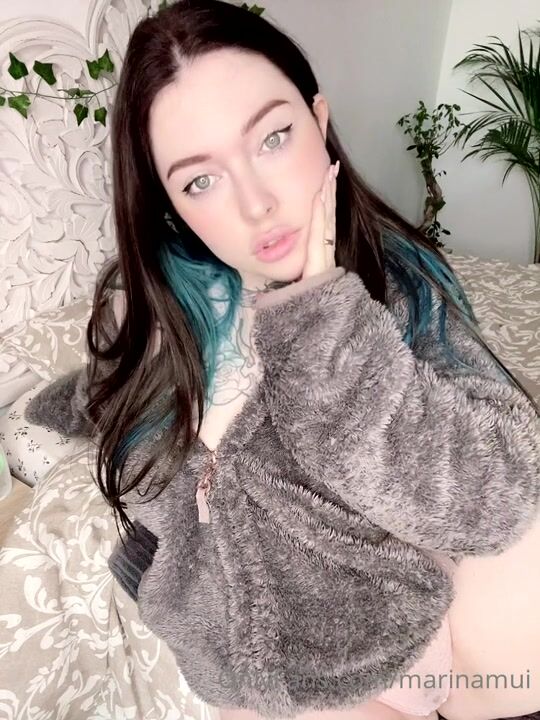 Marina Mui Teasing Pussy In Transparent Lingerie