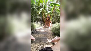 Pixei Giving Blowjob in Public Forest