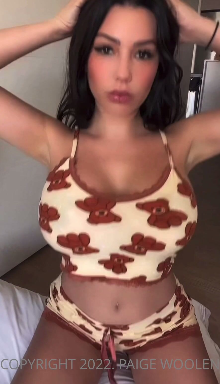PaigeUncaged Tongue Out When Tits Bounce