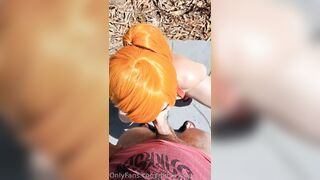 Dani Sky Outdoor Blowjob POV