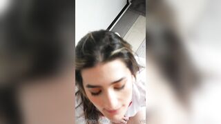 Dani Sky Blowjob And Facial Compilation POV