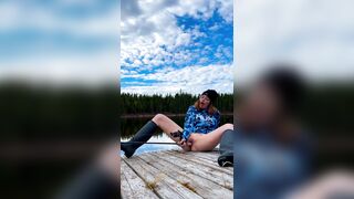 Myla Del Rey Masturbates With Fishing Rod