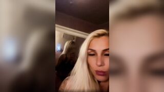 Swedish BabyA Shows Her Hot Tight Body In The Mirror