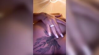 Swedish Gabby Playing With Her Big Tits & Tight Horny Pussy