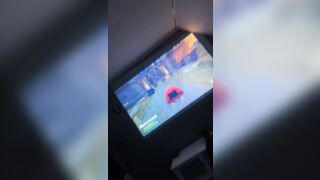 Swedish Babe Gabby Getting Fucked In Doggy While Playing Video Game