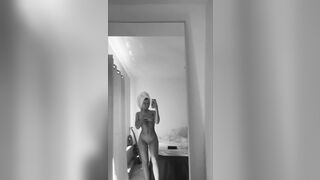 Swedish Gabby Filming Herself Naked In The Mirror